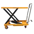 500kg Best selling mini hand lifting double scissor table for sale